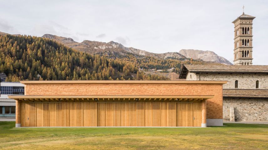 Das Höhentrainings- und Wettkampfzentrum in St. Moritz wird mit dem Prix Legno ausgezeichnet: Foto: Laura Egger, Zürich