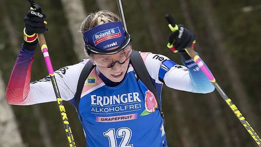 Elisa Gasparin überzeugt im Sprint (Foto: Swiss Ski)