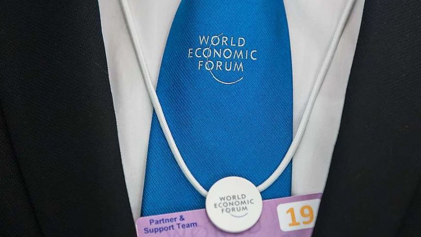 A Tavo ha lö al mumaint il World Economic Forum (fotografia: WEF/Ciaran McCrickard).