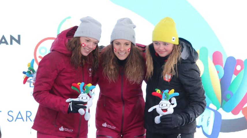 Nadja Kälin holt Silbermedaille   Foto: Swiss Olympic Team