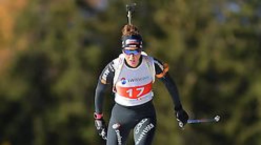 Selina Gasparin ist die vierte im Bunde bei der Biathlon-WM in Östersund. Foto: swiss-ski