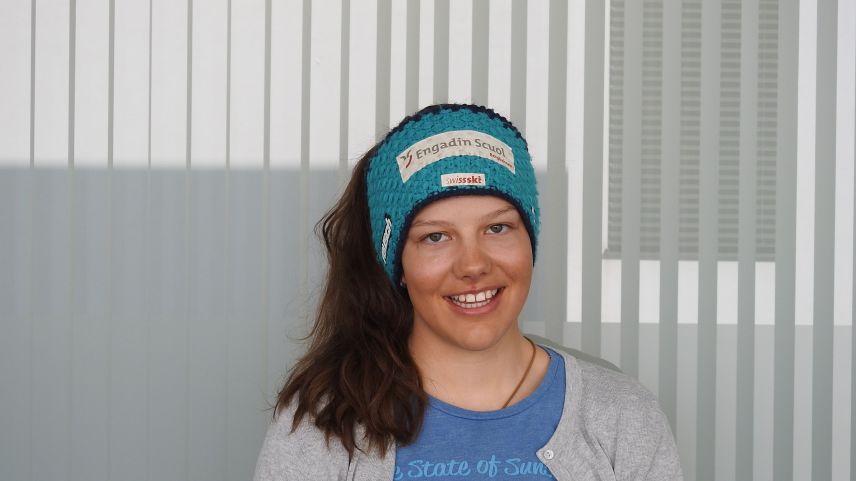 Skifahrerin aus Leidenschaft, Selina Egloff aus Scuol. (Foto: Jan Schlatter)