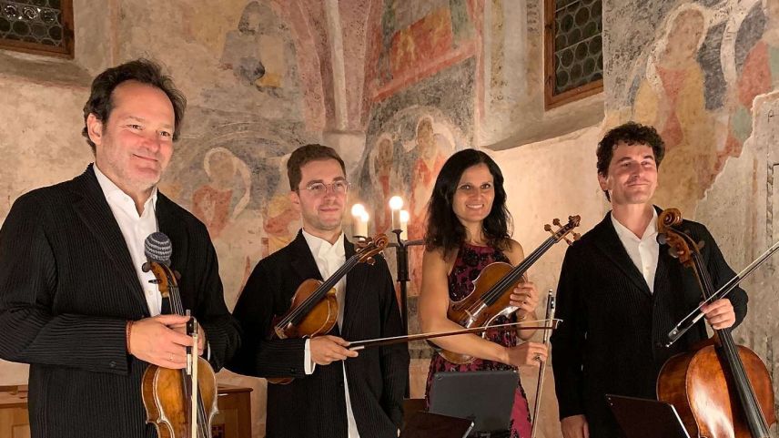 Das «Belcea Quartet» spielte im Rahmen des Engadin Festivals in der Kirche San Gian in Celerina.