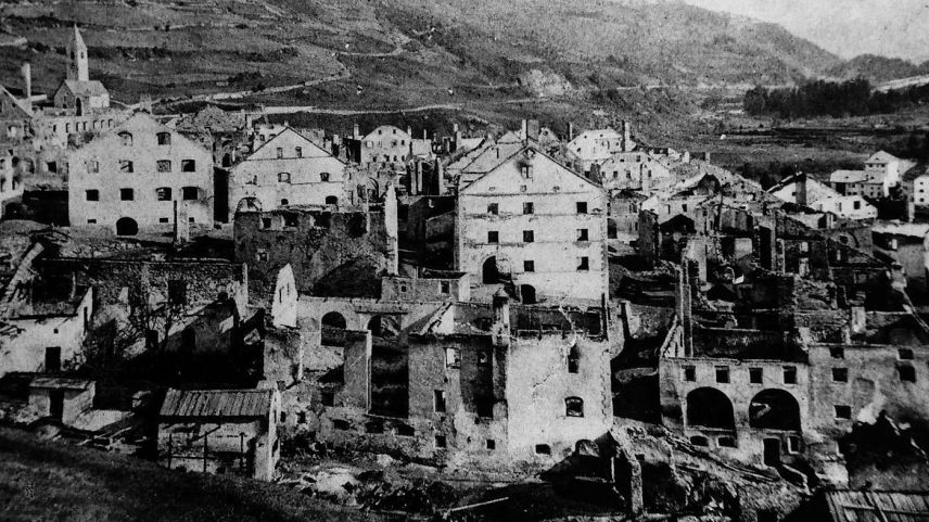 L’incendi vaiva devastà dal 1869 üna gronda part dal cumün da Lavin (fotografia: mad).