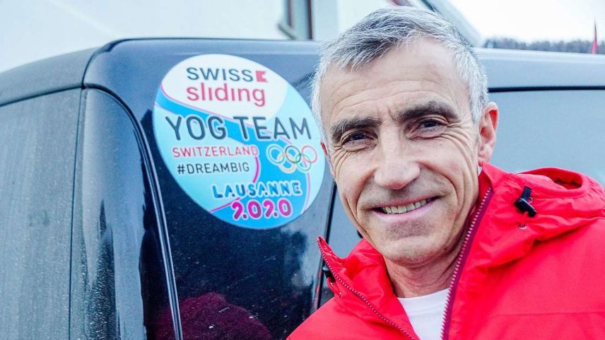 Bobbahntrainer Donald Holstein aus Celerina arbeitet im Mandat von Swiss Sliding. Foto: Jon Duschletta