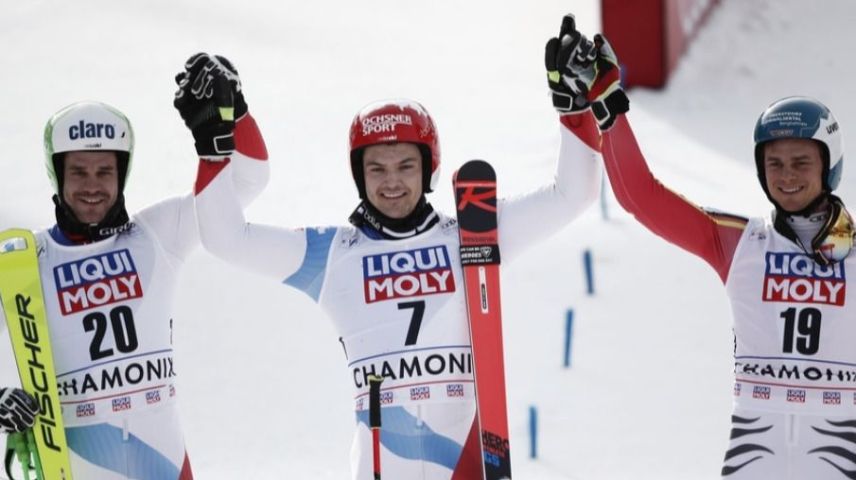 Thomas Tumler wird Zweiter im Weltcup-Parallelslalom in Chamonix (Foto: Swiss Ski).