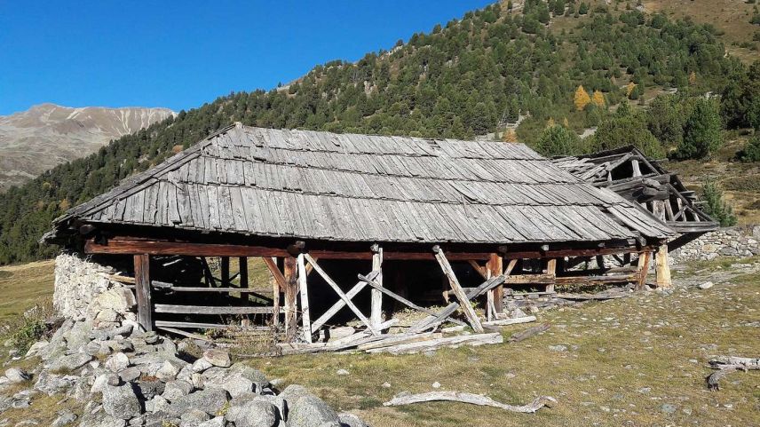 L’Alp Tamangur Dadora dess gnir mantgnüda e restorada (fotografia: Chanzlia chantunala).