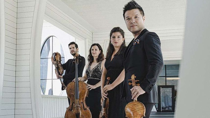 Il Quartet Stradivari concertescha quist’eivna a Scuol e contuorns (fotografia: Quartet Stradivari).