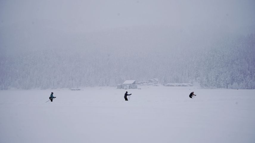 Der Langlaufsport erlebte während des Festtagen einen regelrechten Boom. Foto: Denise Kley