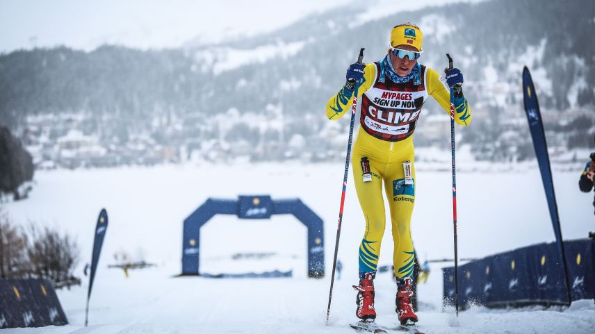 Die Profis werden am Samstag die Originalstrecke der La Diagonela laufen und sich dabei auch in Sprintwertungen wie hier bei St. Moritz messen.