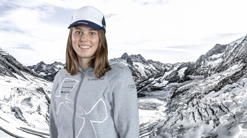 Stephanie Jenal darf sich über den dritten Rang bei den Schweizer Meisterschaften freuen. Foto: Swiss Ski