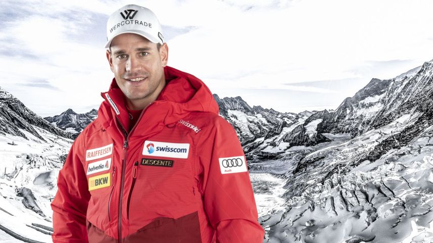 Skifahrer Thomas Tumler ist auch dieses Jahr in der Nationalmannschaft. Foto: Swiss Ski