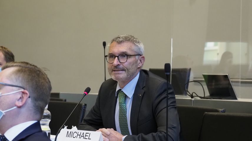 Michael Pfäffli ist Präsident der parlamentarischen Untersuchungskommission, die sich mit dem Bündner Baukartell befasste. Foto: Reto Stifel
