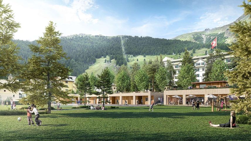 Das neu gestaltete Center da Sport.
Visualisierungen: Raumgleiter, Schlieren