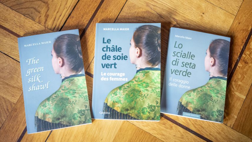 Der Best- und Longseller «Das grüne Seidentuch» von Marcella Maier feierte einen unerwarteten Erfolg und wurde in drei Fremdsprachen übersetzt. 
Foto: Valentina Baumann