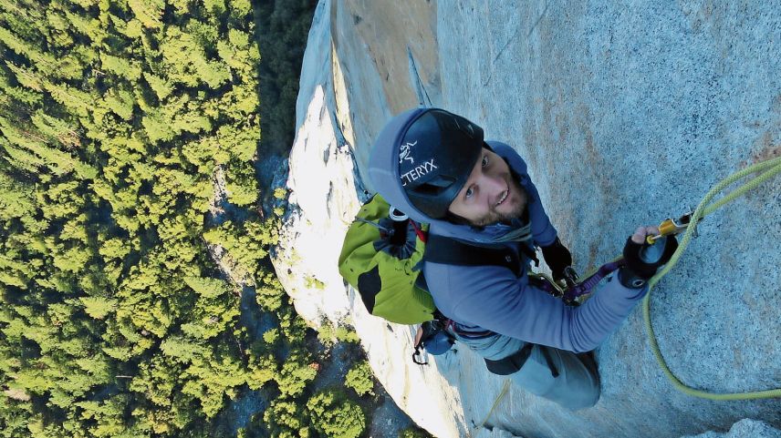 Der Bergführer und der begeisterte Kletter Gian Luck erlebt die Veränderungen im Hochgebirge beinahe täglich am eigenen Leib. 	Foto: z. Vfg