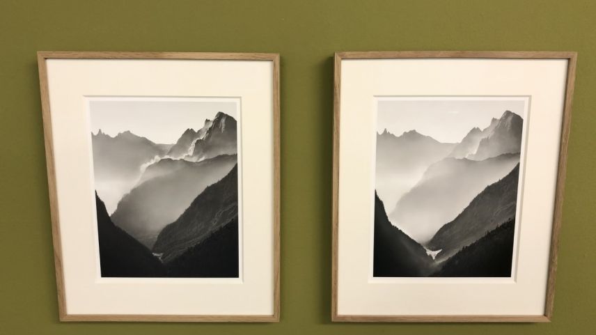 Raymond Meier hat den Cengalo-Bergsturz vom 23. August 2017 von Soglio aus mit der Fotokamera festgehalten. Die Bilder sind Teil der Ausstellung Alpenfliessen im Sils Museum.