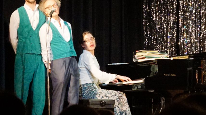 End of season für die Musiker des Grand Hotels: v.l.n.r: Peter Conradin Zumthor, Jürg Kienberger und Vera Kappeler. Fotos: Jon Duschletta