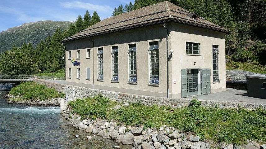 Mit dem Kraftwerk Islas produziert St. Moritz Energie rund ein Sechstel des benötigten Stroms. Foto: St. Moritz Energie