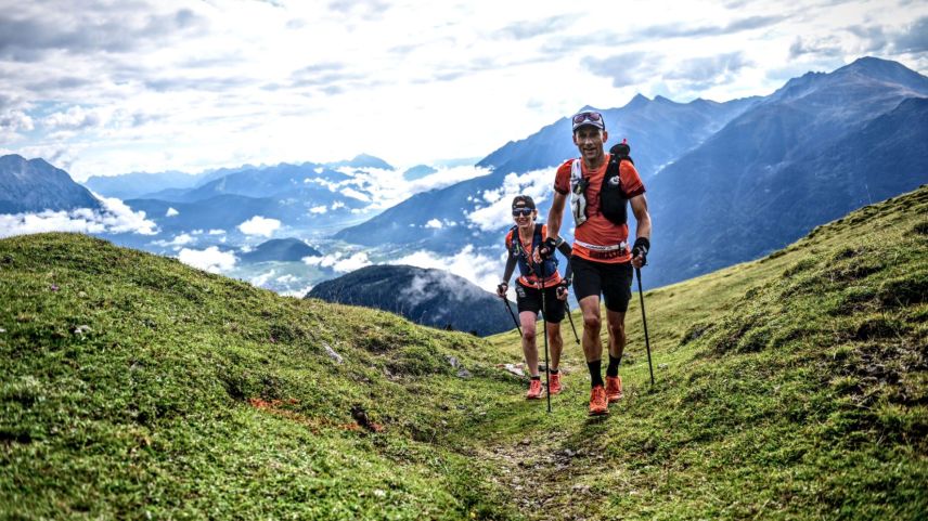 Gabriela Egli und Sascha Hosennen haben im Zweierteam am Transalpine teilgenommen - und gewonnen. Foto: DYNAFIT Transalpine Run powered by Volkswagen R