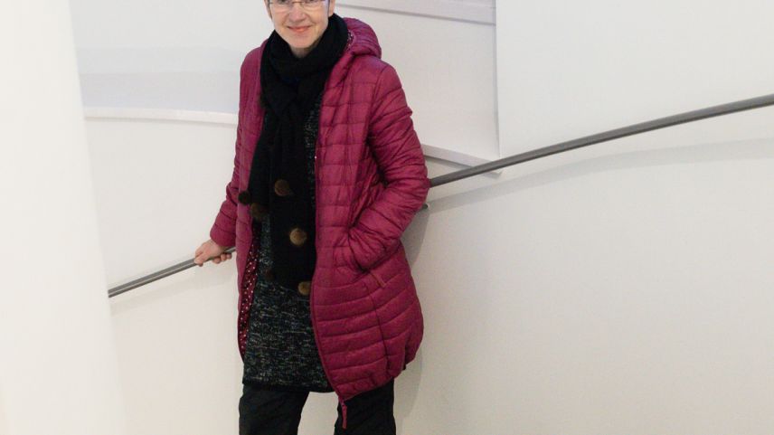 Gisela Sophie Göttmann an ihrem letzten öffentlichen Auftritt in Nairs. Foto: Jon Duschletta