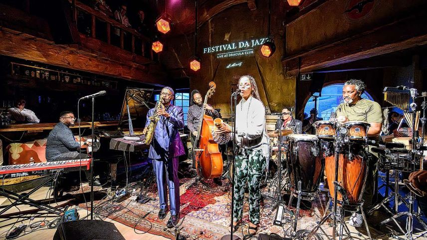 Festival da Jazz St. Moritz: Kenny  Garrett und seine Band traten im  Dracula Club auf. 	Foto: fotoswiss.com/Giancarlo Cattaneo