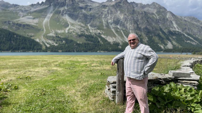 Martin Meuli weilt mehrere Monate im Jahr im Oberengadin. Foto: Fadrina Hofmann