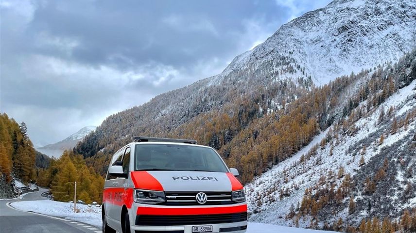 Der gesuchte Snowbarder wurde wohlbehalten aufgefunden. Foto: Kantonspolizei Graubünden