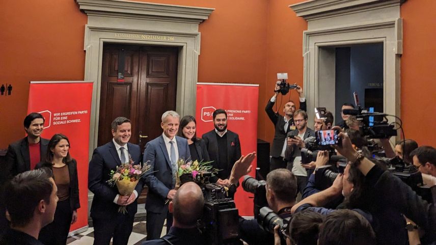 Jon Pult und Beat Jans werden von der Bundeshausfraktion der SP Schweiz zur Wahl vorgeschlagen. Foto: SP Schweiz