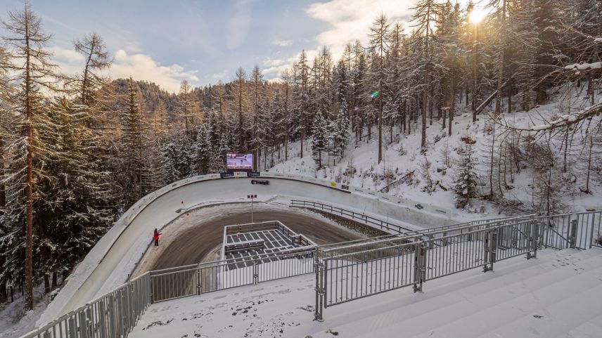 Wird der Olympiabobrun St. Moritz-Celerina 2026 Teil der Olympischen Spiele? Foto: Daniel Zaugg