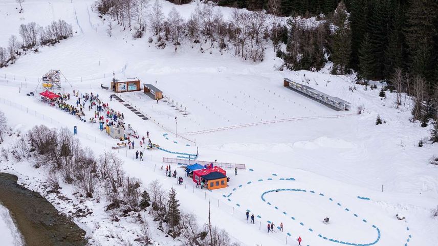 Der Biathlon Schiessstand in Sclamischot ist die einzige Biathlon Anlage im Unterengadin. Auf dieser haben am vergangenen Wochenende nationale Wettkämpfe stattgefunden. Fotos: Dominik Täuber