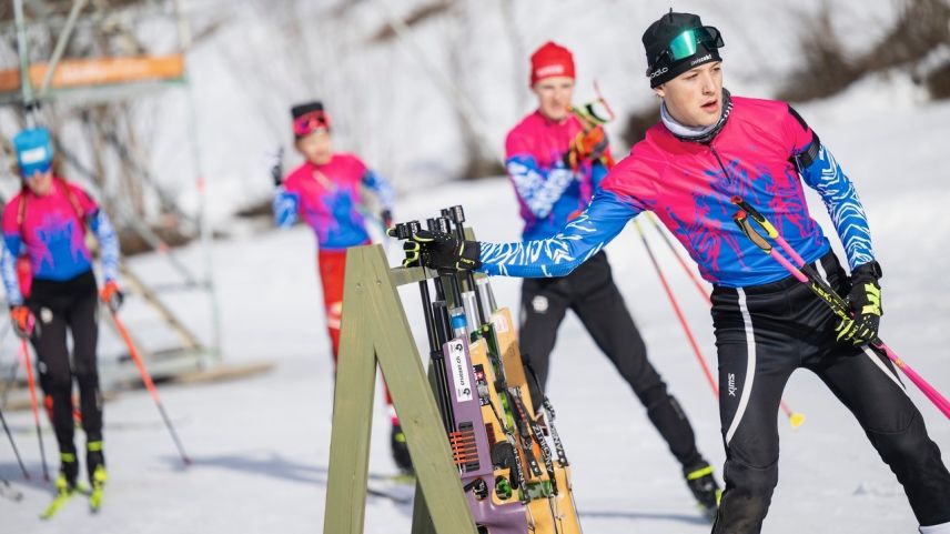 Luca Benderer aus Ramosch konnte die Gesamtwertung des Swiss Biathlon Cup für sich entscheiden. Foto: HIF Sports Academy / Mayk Wendt