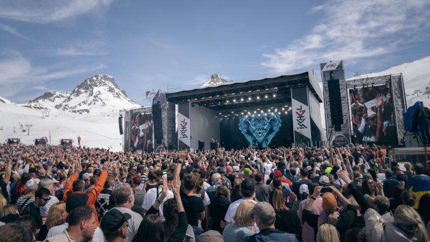 Das Openair-Konzert wwar mit 18 700 Besuchenden ausverkauft. Foto: ischgl_com