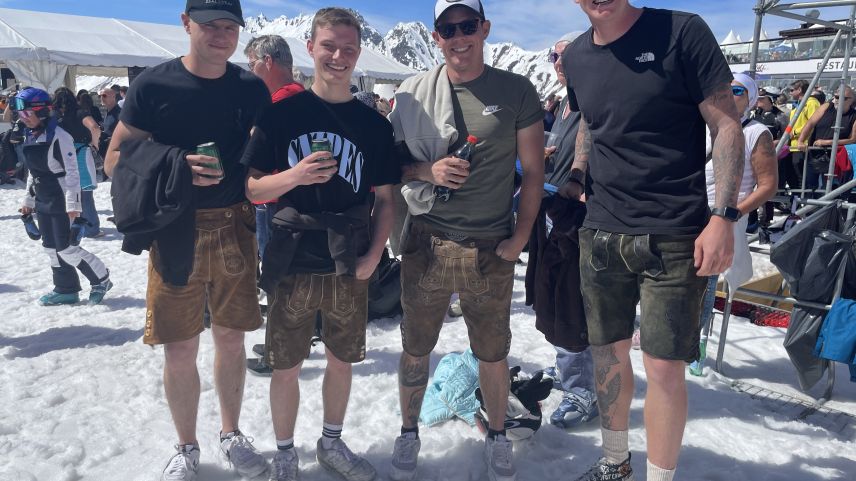 Die Jungs vom Bodensee haben sich stilecht für den Anlass angezogen. Foto: Fadrina Hofmann