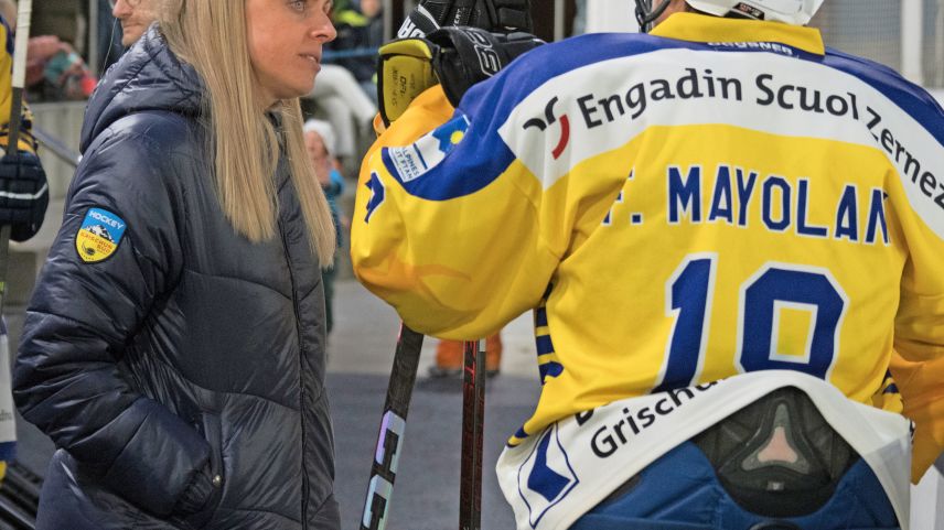 und Evelyn Maderegger vom CdH Engiadina. Fotos: Reto Stifel