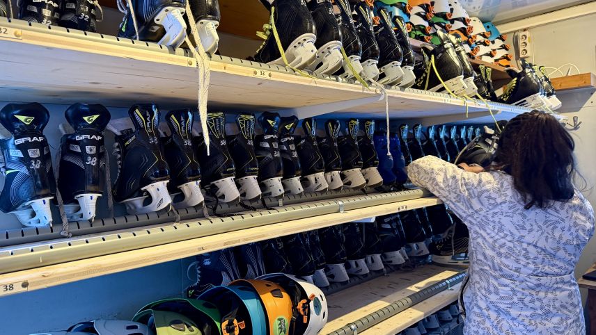 150 pêra patins pon gnir tut a fit.  fotografia: Fadrina Hofmann