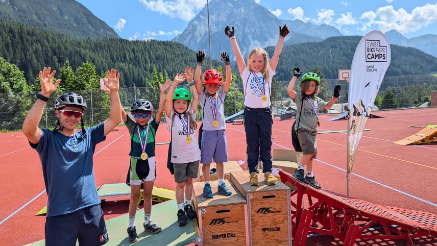 Im Sommercamp in Scuol war jeder ein Gewinner. Fotos: z.Vfg