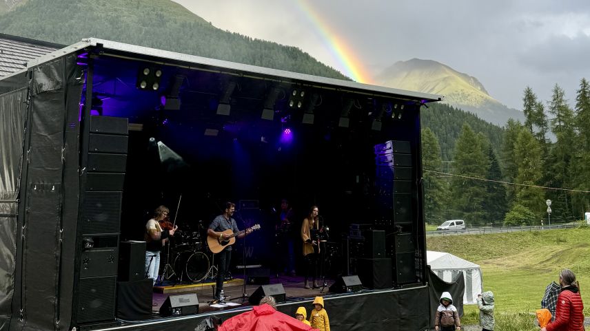 Nach dem Regen kommt der Regenbogen.  Foto: Fadrina Hofmann