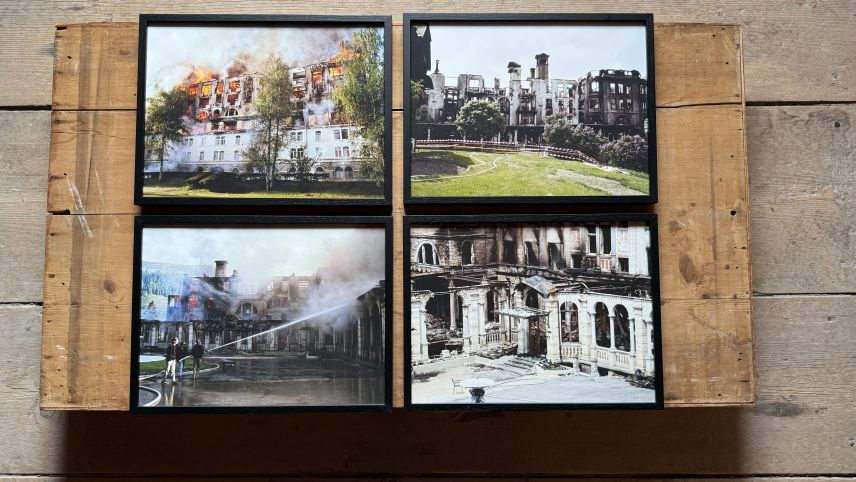 Fotografias dal incendi dal hotel Waldhaus Vulpera. fotografia: Fadrina Hofmann