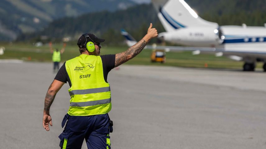 Grünes Licht für die Erneuerung des Flughafens Samedan (Foto: Andrea Furger/Airport Engiadina)