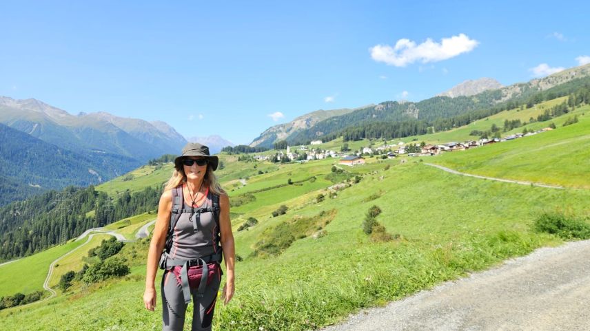 Erste Etappe: Scuol-Lavin über Ftan. Foto: Tom Tobler