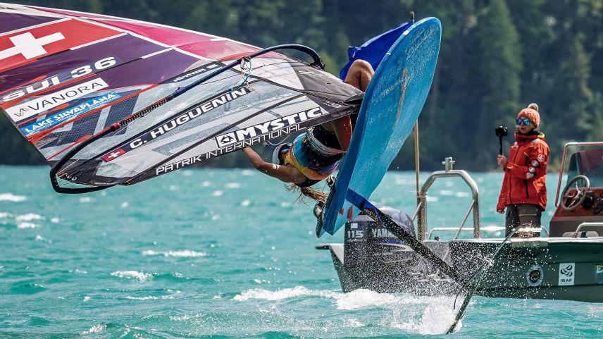 Chloé Huguenin in Action. Foto:Engadinwind/Sailing Energy
