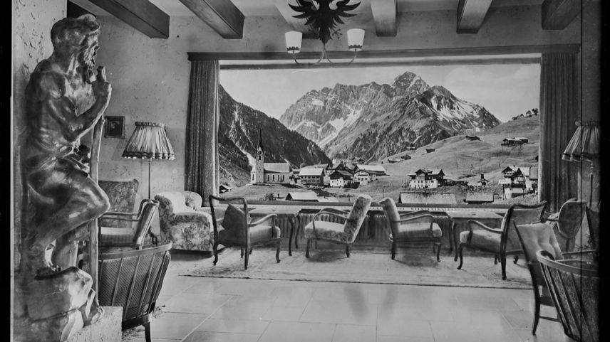 Montagebild aus dem Karl Max Kessler Archiv, Kleinwalsertal