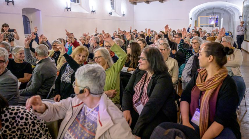 Frage ans Publikum: Wer hat alles familiäre Verbindungen zu Auswanderer oder Zuckerbäcker?