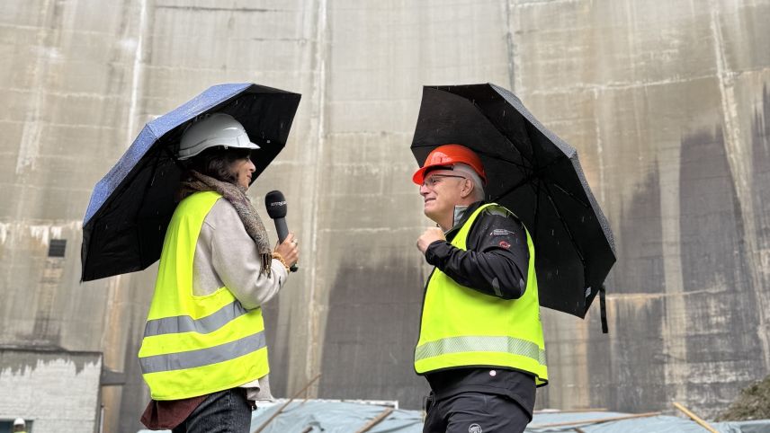 Ruedi Haller, Direktor Schweizerischer Nationalpark, beim Interview. Foto: Fadrina Hofmann