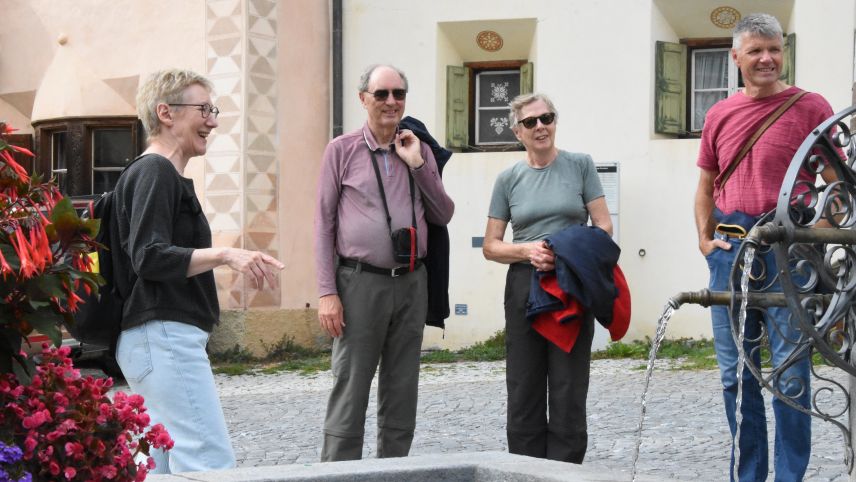 Impreschiuns da la guida tras Scuol. fotografia: Nicolo Bass