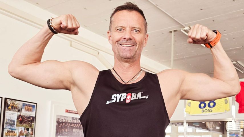 Robin Städler - l'hom da las musclas. fotografia: Robin Städler