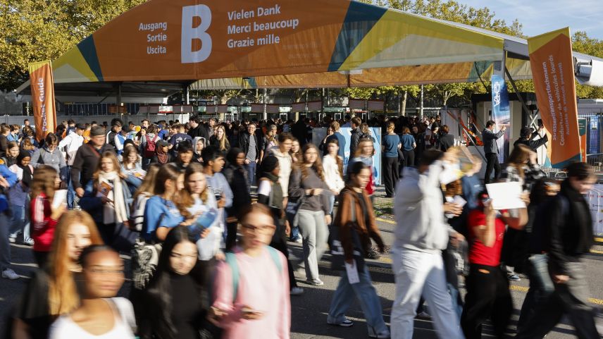 Grossandrang an den diesjährigen SwissSkills-Berufsmeisterschaften in Bern. Foto: SwissSkills/Stefan Wermuth