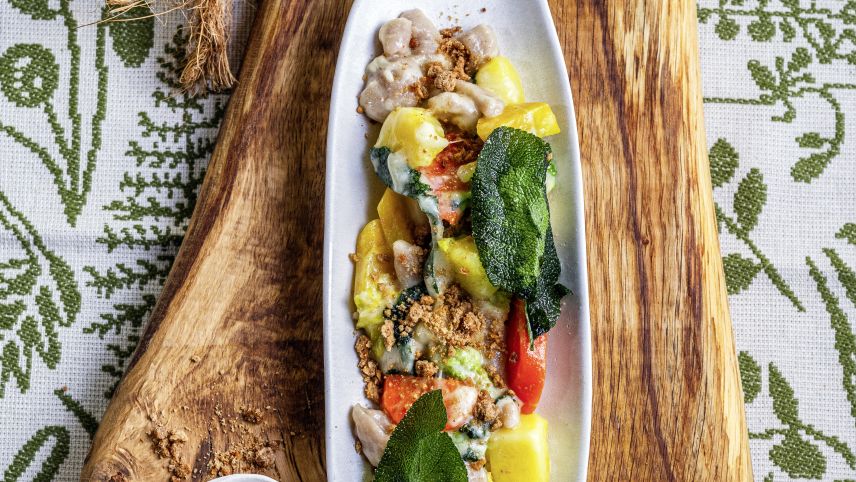 Kastaniengnocchetti mit Käse und Gemüse. Foto: Landliebe Edition