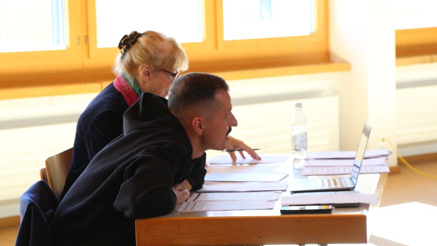 Impressionen der Probe. Foto: Stefanie Wick Widmer